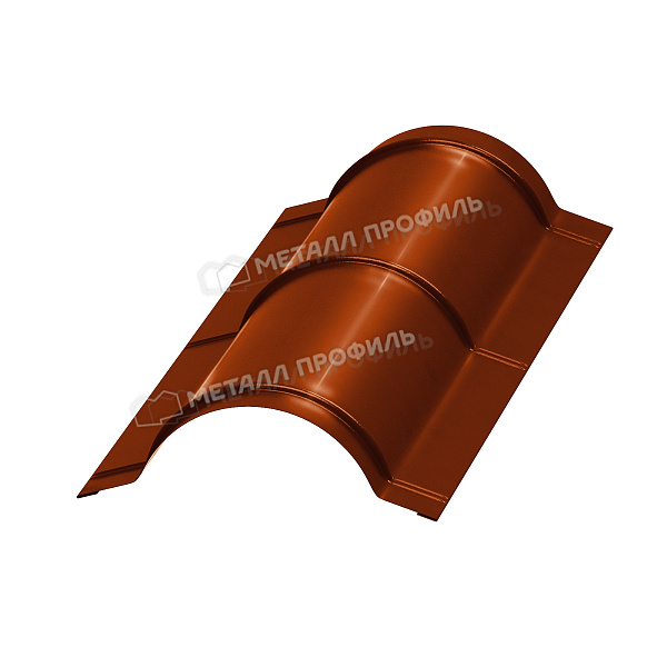 Планка конька круглого R110х2000 (AGNETA-20-Copper\Copper-0.5), приобрести эту продукцию за 15195 тнг..