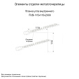 Планка угла внутреннего 115х115х2000 NormanMP (ПЭ-01-5015-0.5)