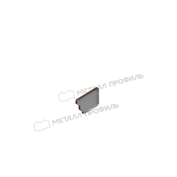 Заглушка желоба 120х86 левая (ПЭ-01-RR32-0.5) ― приобрести по доступной стоимости (470 тнг.) в Актобе.