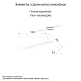 Планка карнизная 100х69х2000 (VALORI-20-Violet-0.5)