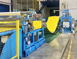 На производстве Металл Профиль в Лобне установлена линия продольно-поперечной резки
